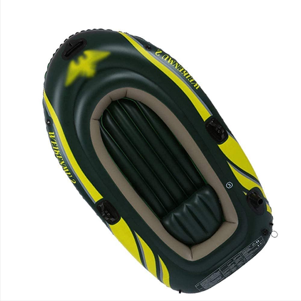 Fishing Dinghy, Drifting Boat, Inflatable oars and Pumps, can accommodate 1-2 People, with a Load Capacity of 200 kg,A
