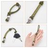 DELORIGIN 2pcs Knife Lanyards with Alloy Skull Beads Tactical Lanyard Clip Pendant Strap EDC Accessories for Knife Buckle Travel Car Keychain Backpack Camping Zipper Pulls view 3