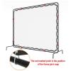 RESKIU Tennis Net, 9.5 x 7Ft Rebound Practice Wall, Suitable for Training and Practice in Tennis and Various Racquet Sports, Tennis Rebound Net Training Equipment for Groundstrokes & Volleying Tennis view 4