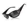 FEISEDY Trendy Polarized Y2K Sunglasses Wrap Around Butterfly Design Fashion Sunnies UV400 Protection B0078 view 1