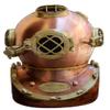 18" Heavy Model U.S Navy Mark V Diving Divers Helmet Steel & Brass with Base view 1