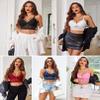 Avidlove Lace Bralette for Women Lingerie Spaghetti Adjustable Strap Tank Camisole Crop Top (Black, X-Large) view 4