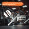 ArrogantF Weight Stack Pin, Gym Pin Heavy Duty Replacement, Weight Machine Pin,for Fitness Universal Home Gym Exercise Machine Parts & Accessories, Pin Tensile 3/8 Diameter 5-1/2" Locking Space view 2