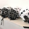 Yardwe 2pcs Hockey Helmet Chin Straps with Single Snap Hard Hat Chin Strap Detachable Ear Loop Replacement for Helmet Accessory Repair Kit view 2