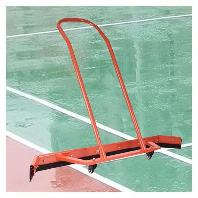 YXXSDP Rain Shuttle Tennis Court Squeegee to Remove Water, Professional Heavy Duty Squeegee Broom/Sweep Tennis Brush, Aluminum Floor Surface Water Pusher for School (Color : Orange)