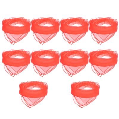 Vaguelly 10pcs Lightweight Sunscreen Scarves for Women Color Neck Scarves for Activities Travel Beach and Dance