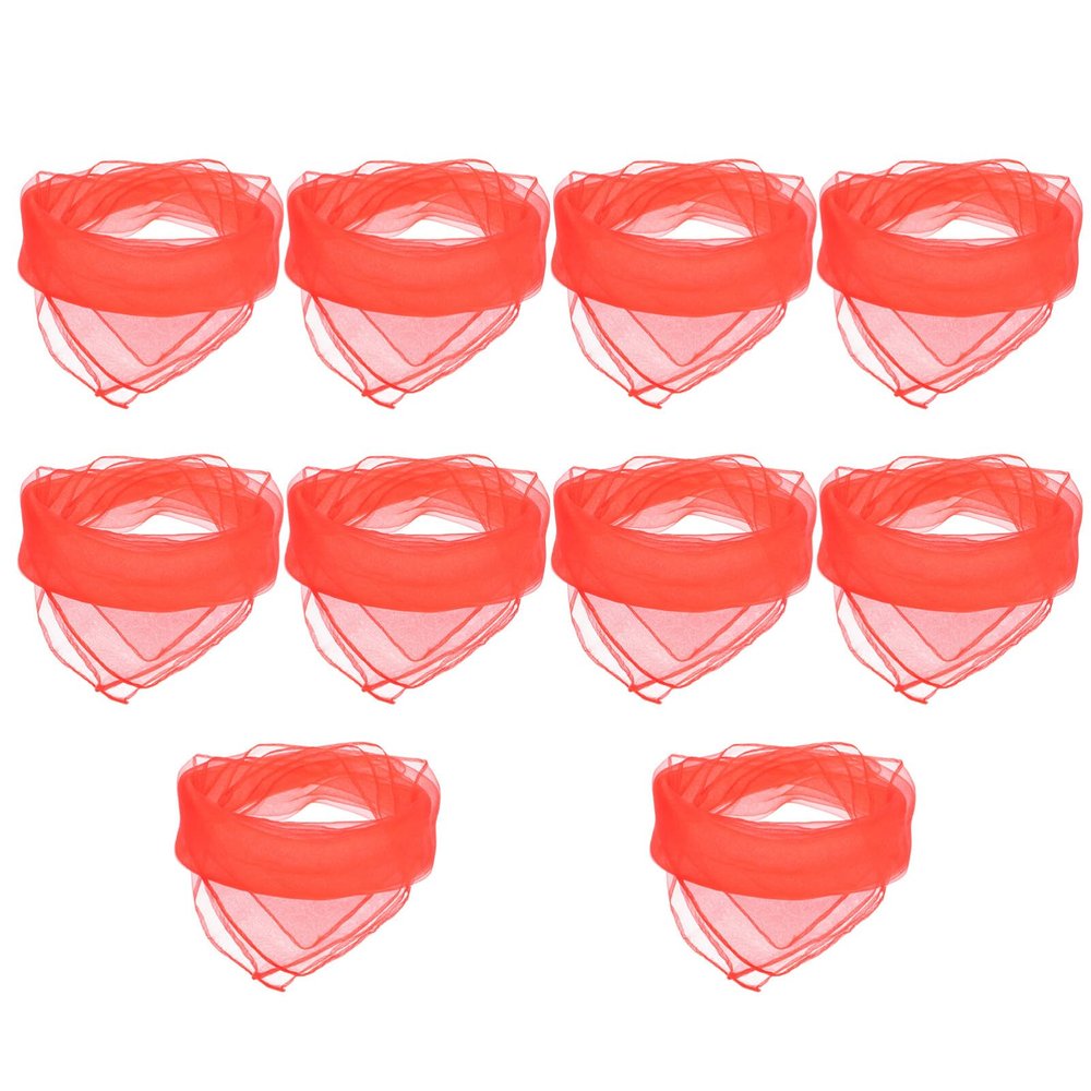 Vaguelly 10pcs Lightweight Sunscreen Scarves for Women Color Neck Scarves for Activities Travel Beach and Dance