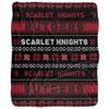 Rutgers University Blanket, 50"x60" Ugly Christmas Blanket Silky Touch Sherpa Back Super Soft Throw Blanket view 2