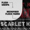 Rutgers University Blanket, 50"x60" Ugly Christmas Blanket Silky Touch Sherpa Back Super Soft Throw Blanket view 4
