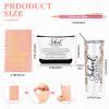Sunnychicc 4 Pcs Graduation School Counselor Must Have Gifts Include 20oz Stainless Steel Tumbler Appreciation Makeup Bag Journal Pen Thank You Gift for Educator Teacher(Rose Gold) view 2