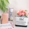 Sunnychicc 4 Pcs Graduation School Counselor Must Have Gifts Include 20oz Stainless Steel Tumbler Appreciation Makeup Bag Journal Pen Thank You Gift for Educator Teacher(Rose Gold) view 4
