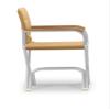 FORMA MARINE High End Folding Aluminum Boat Chair Teak Armrest Brown Padded ASTRON A6000UNIBRT view 4
