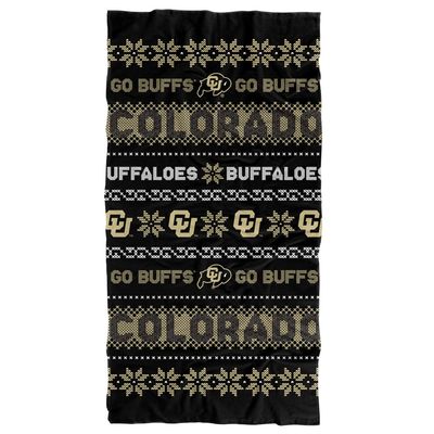 LOGOVISION University of Colorado, 30"x60" Ugly Christmas Towel Beach Towel