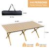 Camping Table Portable Table Folding Table with Carry Bag,4-6 Person Table for Camping Outdoor Picnic view 3