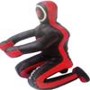 MMA Leather Grappling Punching Dummy for Kids and Adults in Sitting Position - Combat Sports BJJ Jiu Jitsu Judo Karate Taekwondo Wrestling Buddies and Boxing Dummies - UNFILLED (59") view 3
