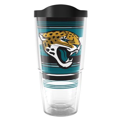 Tervis NFL Jacksonville Jaguars - Hype Stripes Made in USA Double Walled Insulated Tumbler Travel Cup Keeps Drinks Cold & Hot, 24oz, Classic