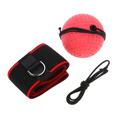 NDNCZDHC Boxing Reflexes Ball, Portable Ball Boxing Speed Headband with Practice Ball for Reflex Speed Training (E305-H01)