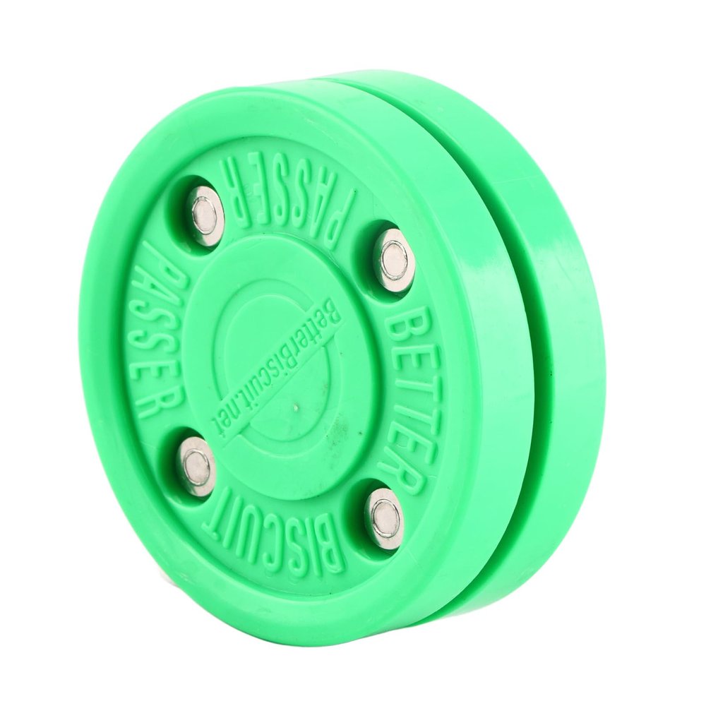 NDNCZDHC Outdoor Hockey Puck, Portable Ice Hockey Green Mini Ice Hockey Pucks for Daily Training Roller Skating
