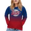 CSYRW8 City Gradient Custom Baseball Hoodies for Men Women Youth Personalized Name Number Pullover Sweatshirt Sport Fans Gift view 2