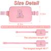Uygafly Gifts for Girls 3 4 5 6 7 8 9 10 11 12 Year Old Teens Kids Daughter Sister Gifts for Women Her - Fanny Pack Belt Bag Cute Stuff for Girls Women Teen Trendy Crossbody Bags | Peach,A view 4