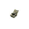 MOLOGO Multifunction Buckle Brass Wolf Head for Bracelet EDC Outdoor Tool DIY Weaving Paracord Accessories view 2