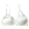 100% Mulberry Silk Bra Thin Ultra Soft Cup Bra Women's Wireless Everyday Bralette Full Coverage Breathable Lingerie Top (Color : White, Size : 80/36AB)