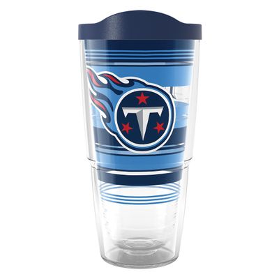 Tervis NFL Tennessee Titans - Hype Stripes Made in USA Double Walled Insulated Tumbler Travel Cup Keeps Drinks Cold & Hot, 24oz, Classic