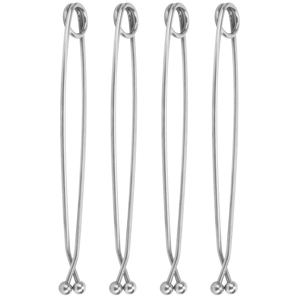 Mrisata Fish Mouth Spreader Fish Hook Remover Fishing Hook Remover Fishing Tool Accessory 4pcs Stainless Steel Fish Brace Mouth Spreader Hanger Hook Holder Remover Tool Accessory, Mrisata7fru32oegx