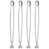 Mrisata Fish Mouth Spreader Fish Hook Remover Fishing Hook Remover Fishing Tool Accessory 4pcs Stainless Steel Fish Brace Mouth Spreader Hanger Hook Holder Remover Tool Accessory, Mrisata7fru32oegx view 1