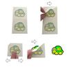 Valentino Rossi Fluorescent Yellow 2012 Turtle Neon Vinyl Sticker (2 x 2 (5cm)) view 2