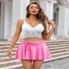 Avidlove Skirts for Women High Waist Mini Skirt Ruffle Summer Short Skirts(Peach Pink,M) view 2