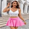 Avidlove Skirts for Women High Waist Mini Skirt Ruffle Summer Short Skirts(Peach Pink,M) view 3
