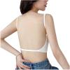 XWSM Low Back Bra Sexy Backless Push Up Bra Lingerie Spaghetti Straps Wireless Bralette For Women Wedding Evening Dresses (Color : White, Size : 38/85ABC) view 1