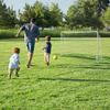 Backyard Soccer Goal Portable Soccer Net and Steel Frame Weatherproof Soccer Goals Practice Training Goals,Quick Set-up, High-Strength Netting, Portable Weatherproof Soccer Goals for Backyard view 2