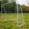 Backyard Soccer Goal Portable Soccer Net and Steel Frame Weatherproof Soccer Goals Practice Training Goals,Quick Set-up, High-Strength Netting, Portable Weatherproof Soccer Goals for Backyard view 3
