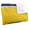 University of Michigan Blanket, 60"x80" Logo Dots Silky Touch Super Soft Throw Blanket view 3