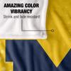 University of Michigan Blanket, 60"x80" Logo Dots Silky Touch Super Soft Throw Blanket view 4