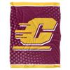 Central Michigan University Blanket, 60"x80" Logo Dots Silky Touch Super Soft Throw Blanket view 2