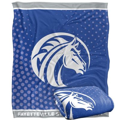 Fayetteville State University Blanket, 60"x80" Logo Dots Silky Touch Super Soft Throw Blanket