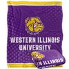 Western Illinois University Blanket, 60"x80" Logo Dots Silky Touch Super Soft Throw Blanket view 1