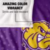 Western Illinois University Blanket, 60"x80" Logo Dots Silky Touch Super Soft Throw Blanket view 4