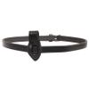 Exion Horse Flash Strap for English Bridle  Genuine Vegetable Tanned Leather Noseband Attachment  Replacement Flash Attachment for Jumping & Schooling  Black, Brown  Pony, Cob, Horse, Warmblood view 1