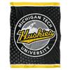 Michigan Tech University Blanket, 60"x80" Logo Dots Silky Touch Super Soft Throw Blanket view 2