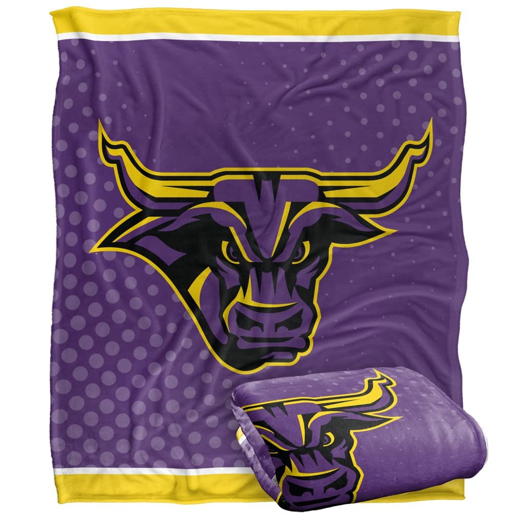 Minnesota State University Mankato Blanket, 60"x80" Logo Dots Silky Touch Super Soft Throw Blanket