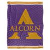 Alcorn State University Blanket, 60"x80" Logo Dots Silky Touch Super Soft Throw Blanket view 2