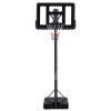 Teenagers Portable Basketball Hoop Height Adjustable Basketball Hoop Stand 7.5ft - 10ft with 44 Inch Backboard and Wheels for Adults Teens view 2