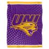 University of Northern Iowa Blanket, 60"x80" Logo Dots Silky Touch Super Soft Throw Blanket view 2