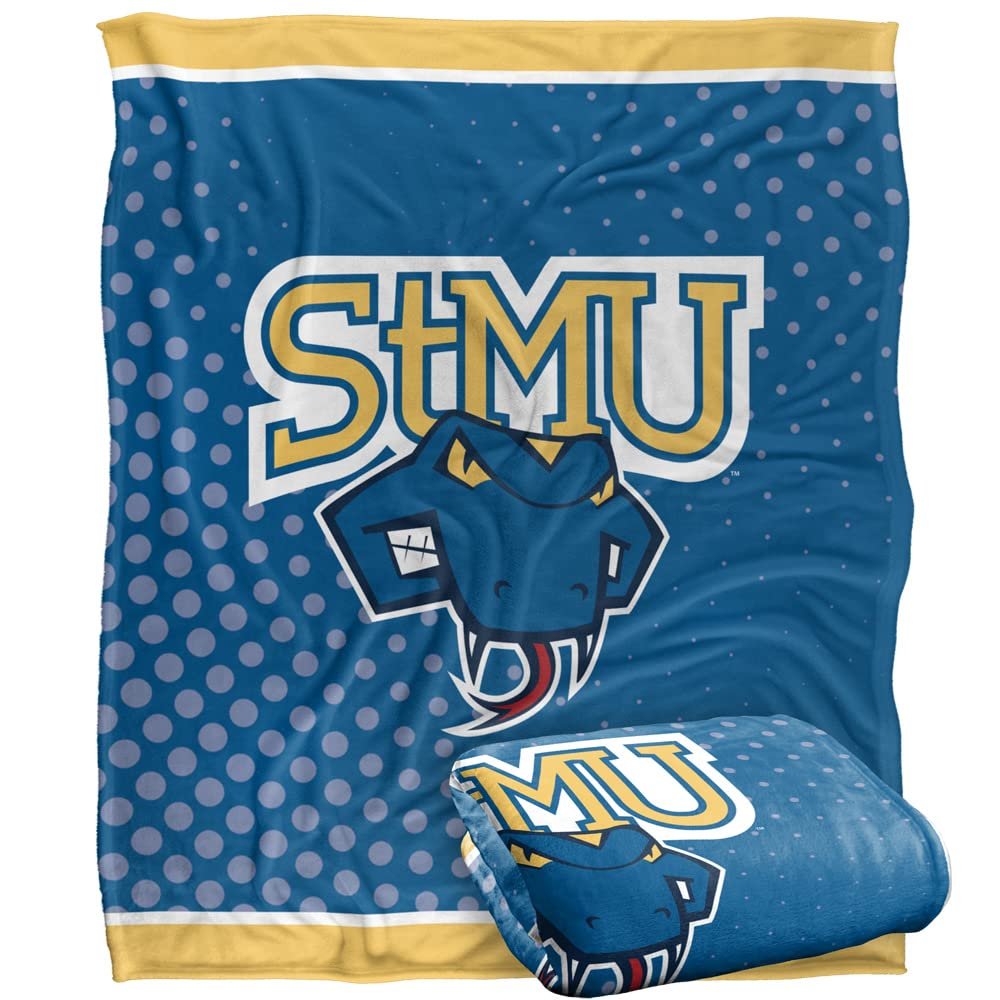 St. Mary's University Blanket, 60"x80" Logo Dots Silky Touch Super Soft Throw Blanket