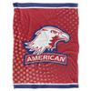 American University Blanket, 60"x80" Logo Dots Silky Touch Super Soft Throw Blanket view 2