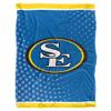 Southeastern Oklahoma State University Blanket, 60"x80" Logo Dots Silky Touch Super Soft Throw Blanket view 2